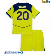 Maglie da calcio Tottenham Hotspur Mohammed Kudus #20 Terza Maglia Bambino 2025-26 Manica Corta + Pantaloni corti)